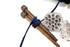 Blue Stretch Velvet Trim Spaghetti Strap Trim Hollow Tube Tubular Trim 10 yards